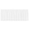 vidaXL Nėrinių Užuolaida Gėlių Balta 100 x 400 cm Poliesteris