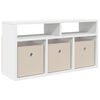 vidaXL Žemas stalas su stalčių Balta 72 x 22,5 x 38 cm