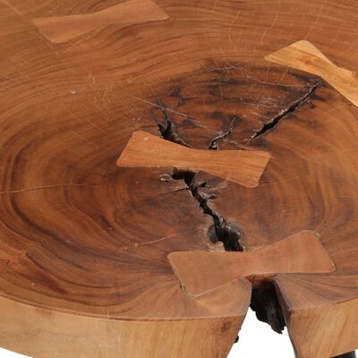 vidaXL Rąstinis baro stalas, 53x105cm, akacijos medienos masyvas