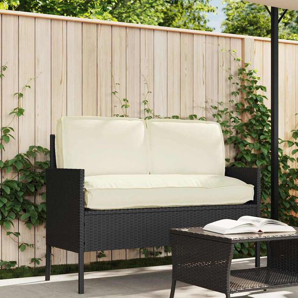 vidaXL Pallet pagalvių rinkinys 3 pcs Kreminė 120 x 60 x 12 cm