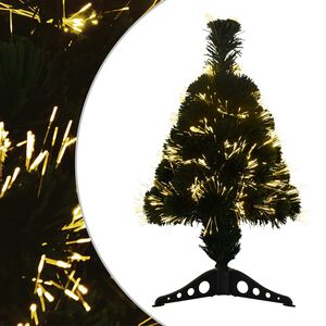 vidaXL &Scaron;viesolaidinė kalėdinė eglutė 64 cm 12 LED &Scaron;ilta balta PVC