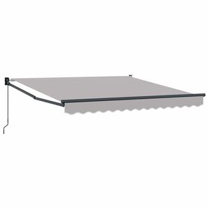 vidaXL I&scaron;traukiama markizė &Scaron;viesiai pilka 300 x 250 x 165 cm