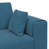 vidaXL Sofa 3 pcs Mėlyna 250 x 188 x 76 cm Aksomas