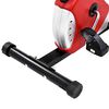 vidaXL Dviratis treniruoklis su pasipriešinimo diržu, raudonos spalvos