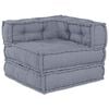 vidaXL Modulinė sofa Audinys Pilka 70 x 70 x 56 cm