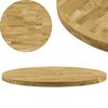 vidaXL Stalvir&scaron;is, masyvi ąžuolo mediena, apvalus, 44mm, 900mm
