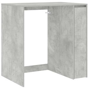 vidaXL Skalbimo ma&scaron;inos spintelė su saugykla Betono 87 x 60 x 89 cm