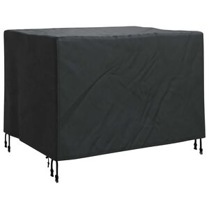 vidaXL Baldų uždangalas Juodas 110 x 84 x 70 cm 420D Oksfordo audinys