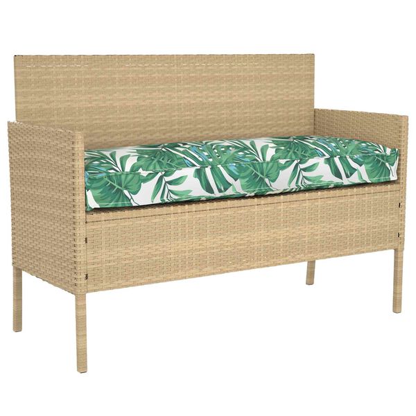 vidaXL Pallet pagalvių rinkinys Gėlių 2 pcs Su lapais 150 x 40 x 8 cm