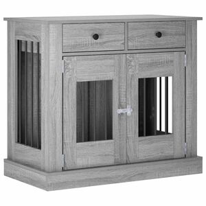 vidaXL &Scaron;unų narvas baldams Pilka Sonoma 90 x 47,5 x 80 cm