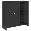 vidaXL Oppbevaringsskap su lentyna Juoda 100 x 36 x 102 cm Ratanas