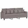 vidaXL Trivietė sofa, taupe spalvos, 180cm, audinys