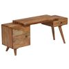 vidaXL &Scaron;oninė spintelė, 120x36x50cm, akacijos medienos masyvas