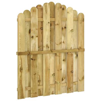 vidaXL Sodo vartai, 100x125cm, impregnuota pušies mediena