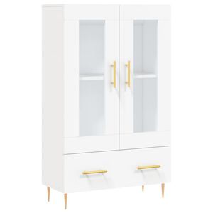 vidaXL Komoda, baltos spalvos, 69,5x31x115cm, apdirbta mediena