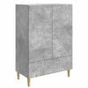 vidaXL Kabalas Betono pilka 66 x 34,5 x 95 cm Apdirbta mediena