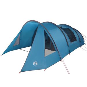 vidaXL Tunelio palapinė 5 asmenims Mėlyna ir Pilka 805 x 405 x 211 cm
