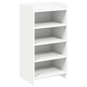 vidaXL Batu skrynia su saugykla Balta 48 x 36 x 92 cm Apdirbta mediena