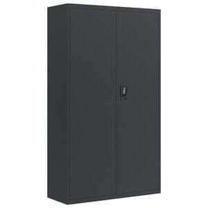 vidaXL Spintelė dokumentams, antracito spalvos, 105x40x180cm, plienas
