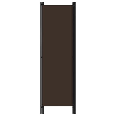 vidaXL Kambario pertvara, 3 dalių, rudos spalvos, 150x180cm
