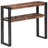 vidaXL Konsolinis staliukas, 90x30x75cm, perdirbtos medienos masyvas
