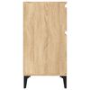 vidaXL Naktinė spintelė, sonoma ąžuolo spalvos, 40x35x70cm