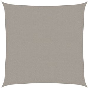 vidaXL Burė nuo saulės, šviesiai siva, 2,5x2,5m, HDPE, 160g/m²