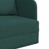 vidaXL Sofa lova 60cm Tamsiai žalia audinys