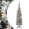 vidaXL Dirbtinė Kalėdų eglutė Žalia 120 cm PVC, plienas ir plastikas