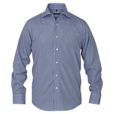 vidaXL Vyriški kostiumo marškiniai, dydis XXL, balti/mėlyni langeliai