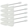 vidaXL Batų kurpaliai, 5 poros, baltos spalvos, plastikas, EU 35&ndash;38