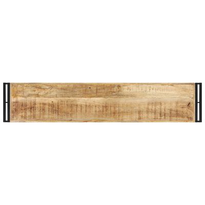 vidaXL Konsolinis staliukas, 150x30x75cm, neapdorota mango mediena