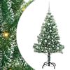 vidaXL Dirbtinė Kalėdų Eglė Su Sniegu ir LED &Scaron;viesa su 150 LED 120 cm