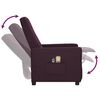 vidaXL Elektrinis masažinis krėslas, violetinės spalvos, audinys