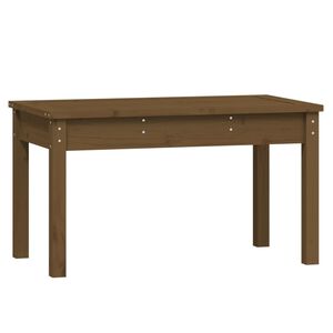 vidaXL Sodo suoliukas, medaus rudas, 80x44x45cm, pu&scaron;ies masyvas