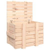 vidaXL Daiktadėžė, 58x40,5x42cm, pušies medienos masyvas