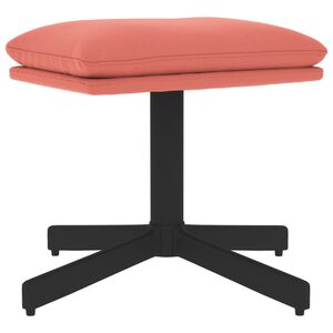 vidaXL Pakoja, rožinės spalvos, 60x60x36cm, aksomas