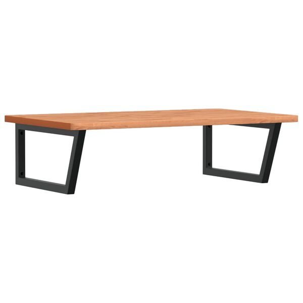 vidaXL Lentyna praustuvui, plienas ir bukmedžio medienos masyvas