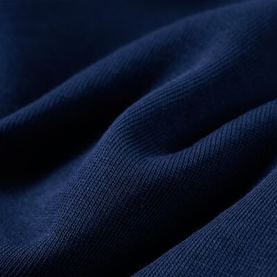 Vaikiškas sportinis megztinis su gobtuvu, tamsiai mėlynas, 92 dydžio