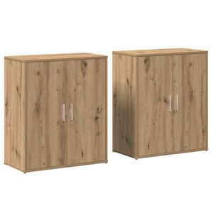 vidaXL Kabalas 2 pcs Amatininkų ąžuolas 60 x 31 x 70 cm