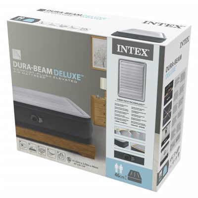 Intex Pripučiama lova Dura-Beam Deluxe Comfort Plush, 152x203x46cm