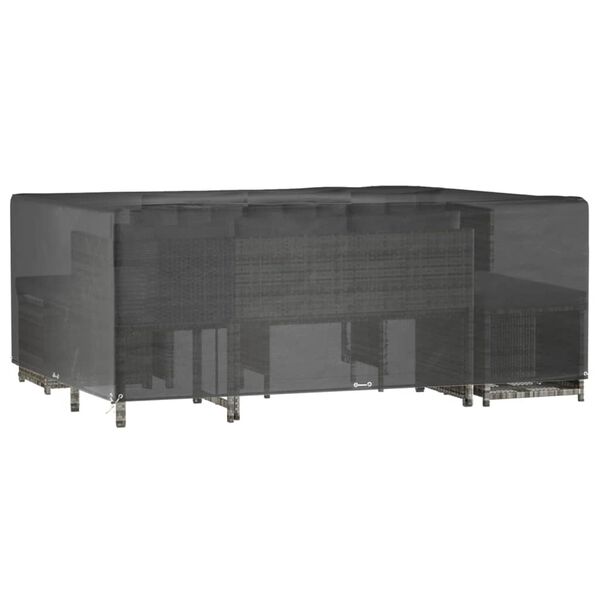vidaXL Sodo baldų uždangalas, 300x250x90cm, 16 kilpučių, stačiakampis