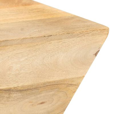 vidaXL Kavos staliukas, 66x66x30cm, mango medienos masyvas, V formos