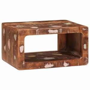 vidaXL Naktinis staliukas Ruda 45 x 30 x 24 cm Kietas atkurtas medis