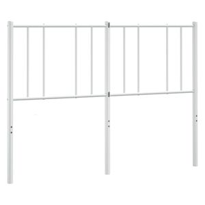 vidaXL Metalinis pakaitinis galvūgalis, baltos spalvos, 120cm