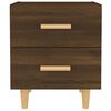 vidaXL Naktinės spintelės, 2vnt., rudos ąžuolo spalvos, 40x35x47,5cm