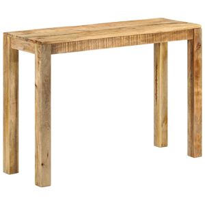 vidaXL Konsolinis staliukas, 110x35x76cm, neapdorota mango mediena