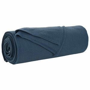 vidaXL Antklodė Jūrinė mėlyna 280 x 210 cm 0.79 kg Flysas