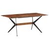 vidaXL Valgomojo stalas, 180x90x76cm, mango medienos masyvas