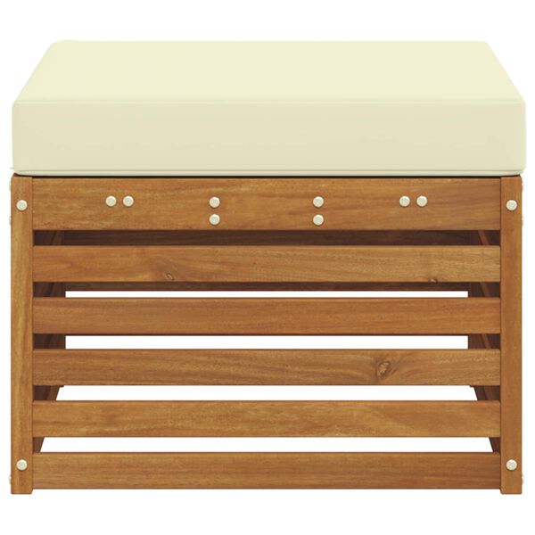 vidaXL Lauko pakojis Kietos akacijos mediena Natūrali